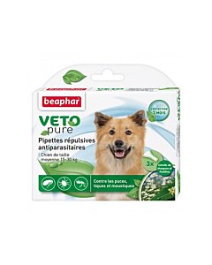 Beaphar VETOpure Spot-on täpilahus koertele 15-30kg / 3x2ml