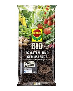 BIO tomati- ja köögiviljamuld Compo 40L