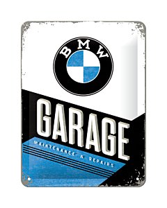 Metallplaat 15x20cm / BMW Garage