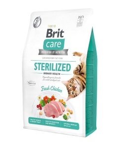 Teraviljavaba hüpoallergeenne täistoit täiskasvanud steriliseeritud kassidele värske kanalihaga / 2kg