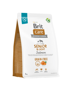 Brit Care Grain-Free Senior & Light Salmon koeratoit 3kg