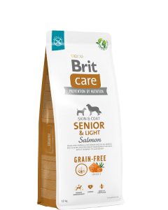 Brit Care Grain-Free Senior&Light Salmon koeratoit / 12kg
