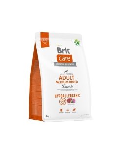Brit Care Hypoallergenic Adult Medium Breed Lamb koeratoit 3kg