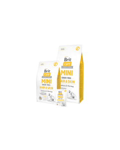Brit Care koeratoit väikest tõugu koertele Mini Hair & Skin /lõhe ja heeringaga 7kg 