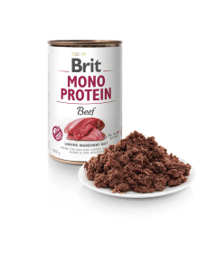 Brit Care Mono Protein Beef konserv koertele 400g