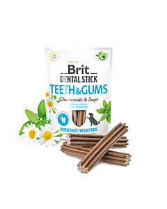 Brit Dental Stick Teeth&Gums närimispulgad koertele 7tk 251g