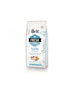 Brit Fresh Fish & Pumpkin Adult Large Muscles & Joints koeratoit 12 kg