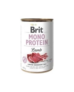 Brit Mono Protein Lamb konserv koertele 400g