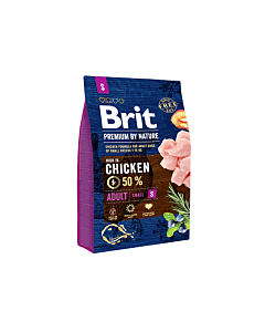 Brit Premium by Nature Adult S koeratoit 3kg