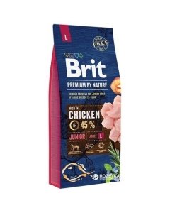Brit Premium by Nature Junior L / 15kg / kanaga