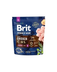 Brit Premium by nature täissööt noortele koertele small / 1kg