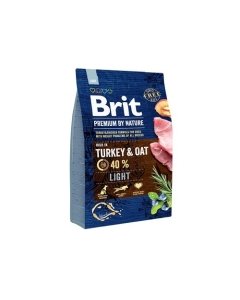 Brit Premium by Nature Light Turkey&Oat kalkunilihaga 3kg