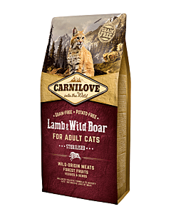 Carni Love Lamb & Wild Boar for Sterilised kassitoit Lamba & metssealihaga 6kg