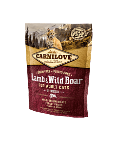 Carni Love Lamb & Wild Boar for Sterilised kassitoit Lamba & metssealihaga 400g
