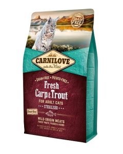 Carni Love FRESH Carp & Trout steriliseeritud kassile karpkala&forelliga / 2kg