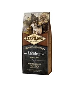Carni Love Reindeer for Adult / kuivtoit täiskasvanud koerale põhjapõdralihaga  12kg