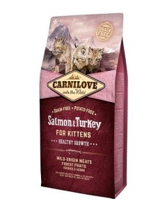 Carni Love kuivtoit Salmon & Turkey kassipojale Lõhe & Kalkunilihaga / 6kg