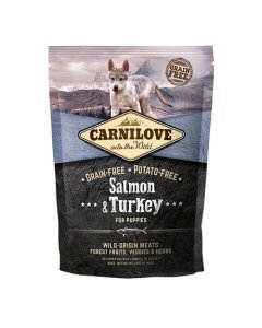 Carnilove Salmon & Turkey for Puppies koeratoit /Lõhe & Kalkun 1.5kg