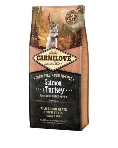 Carnilove Salmon Turkey Large Breed Puppy kutsikatoit / 12kg