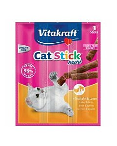 Cat Sticks maiustus kassidele kalkun ja lammas / 18g / 3tk