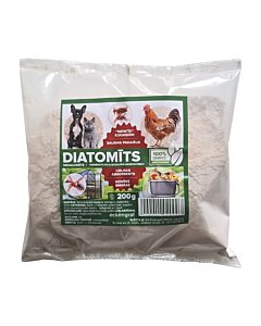 Diatomiit pulber parasiitide ja roomavate putukate peletamiseks / 200g