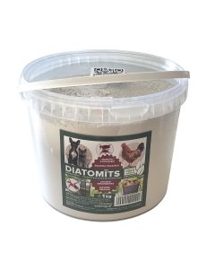 Diatomiit pulber parasiitide ja roomavate putukate peletamiseks / 1kg