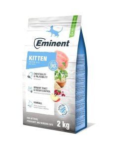 Eminent Kitten 34/20, gluteenivaba kassitoit kassipoegadele, tiinetele ja imetavatele kassidele/ 2kg