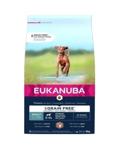 EUKANUBA Adult hirvelihaga kõikidele koertele teraviljavaba 3 kg