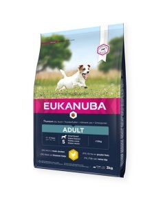 EUKANUBA Adult kanalihaga väikestele koertele 3 kg