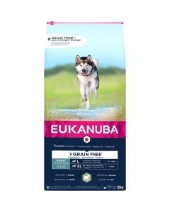 EUKANUBA Adult lambalihaga suurtele koertele teraviljavaba 12 kg