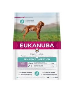 EUKANUBA Puppy kanalihaga tundliku seedimisega koertele 2.3 kg