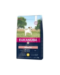 EUKANUBA Senior kanalihaga väikestele koertele 3 kg