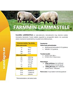 FarmMin lammastele / 20kg