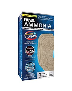 Filtrielement Fluval Ammonia filtrile 106/107 206/207 3tk A257