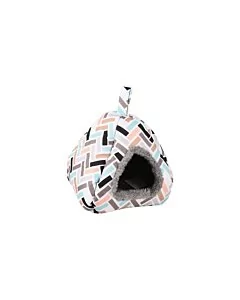 Flamingo Clavio pehme iglu maja hamstrile 13x13x15cm