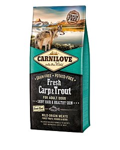 Carni Love Fresh Carp & Trout koeratoit / 12kg