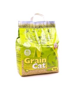 GreenCat klombistuv kassiliiv GrainCat Natur / 12l
