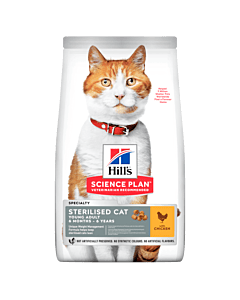 Hill´s SP Feline Adult Sterilised Cat Chicken kassitoit / 1,5kg 