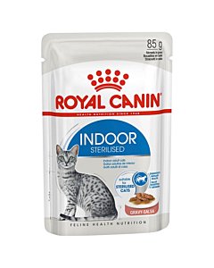 Royal Canin FHN Indoor Sterilised täisväärtuslik toit kassidele / 85g