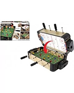 Lauam. 2in1 Jalgpall/Airhockey 50cm puidust