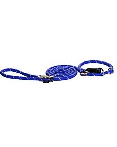 Jalutusrihm Rogz Rope Large 12mm / 1,8m / Moxon / sinine helkur