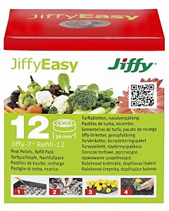 Turbatabletid Jiffy-7 Easy 36mm 12tk/pakis