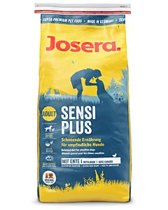 Josera SensiPlus корм для собак с чувствительным желудком, с уткой и рисом  / 15kg