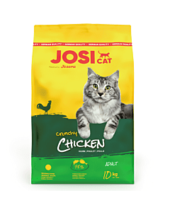 Josera JosiCat Crunchy Chicken täistoit täiskasvanud kassidele / 10kg