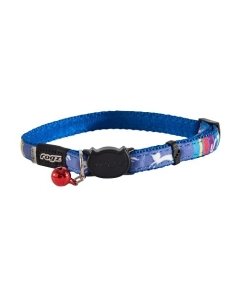 Kassi kaelarihm Neocat Blue Candystripes 11mm/20-31cm
