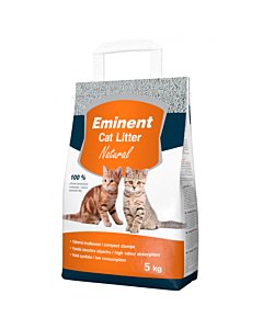 Eminent Cat Litter Natural, НАТУРАЛЬНЫЙ НАПОЛНИТЕЛЬ ДЛЯ ТУАЛЕТА, 5 кг