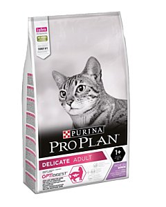  Pro Корм Pro Plan Delicate (Про План) для кошек с чувствительной кожей и пищеварением с индейкой и рисом 3kg