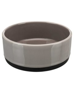 Keraamiline kauss kummist alusega, 0,75 l/ø 16 cm, hall