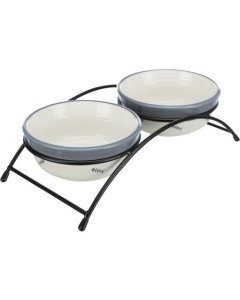 Keraamilised kausid tõstetud alusel Eat on Feet, 2 × 0.3 l/ø 12 cm