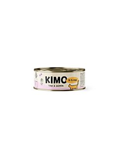 Kimo Tuna & Salmon / tuunikala, lõhe ja riisiga konserv kassidele 70g